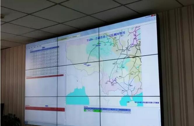 西寧火車(chē)調(diào)度中心  液晶拼接屏案例